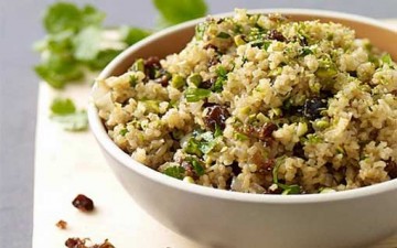 برغل مع الأعشاب والزرشك